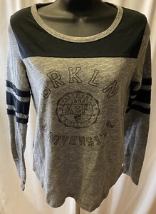 Aerocrombie & Fitch Top Womens Size XS BRKLN University Longsleeve Cottonblend - Picture 1 of 12