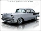 1957 Chevrolet 150 Collectible NEW Metal Sign: 12 x 16" Free Shipping