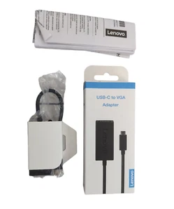 Lenovo USB-C To VGA Adapter, New Open Box - Picture 1 of 7
