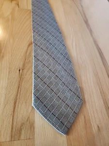 Pierre Cardin Gold Multicolor Geometric Mens Tie 100% Silk Retro Office Eclectic - Picture 1 of 6