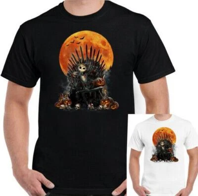 HALLOWEEN IS COMING T-SHIRT Game of Thrones Parody Outfit Costume Ghost TEE TOP - Image 1 of 3