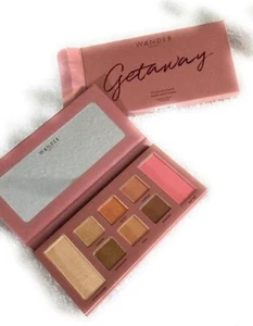 WANDER BEAUTY ~ KIT DE PALETA DE OJOS Y CARA ESCAPADA con MEZCLA Y COLORES COMBINADOS; NUEVO en caja - Imagen 1 de 5