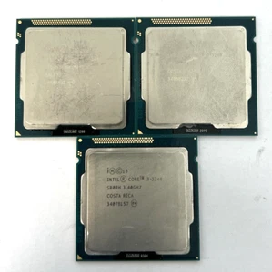 Lot of (3) Intel Core i3-3240 3.4 GHz 5 GT/s LGA 1155 Desktop CPU SR0RH - Picture 1 of 3