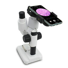 Cell Phone Adapter with Spring Clamp Mount Monocular Microscope Phone Bracket *1