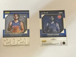 ISAIAH LIVERS RC - 2021 Panini Instantáneo AÑO UNO NBA - 1/387 Detroit Pistons SP - Imagen 1 de 3