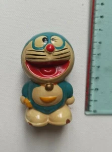 DOREAMON Tempera Bleistift Vintage 80er Jahre Holzfiguren emailliert - Bild 1 von 6