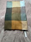 Acessorize women?s large scarf checked brown blue white