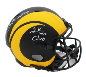 Eric Dickerson Signed Los Angeles Rams Speed Full Size Eclipse Helmet w- 2K Yds" - Picture 1 of 3