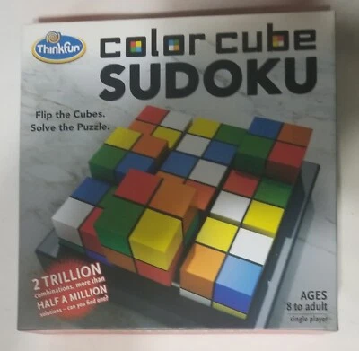 Thinkfun Color Cube Sudoku Flip the Cubes & Solve Game - Image 1 of 3
