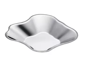 Iittala Alvar Aalto Steel Steel Bowl 60x358mm/2.36x14.09 Inch NEW Finland made - Picture 1 of 5