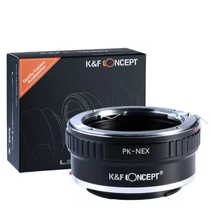 K&F Concept adapter for Pentax K mount lens to Sony E mount NEX a5000 A7II - Picture 1 of 8