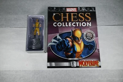 Marvel / Eaglemoss Chess Piece With Magazine - Wolverine Foto 1 de 3