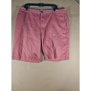 Dockers Chino Shorts Men's Size 40 Coral Flat Front Slash Pocket Cotton Casual - Picture 1 of 8