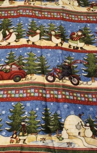 Debbie Mumm for SSI Fabric 11.5 Yards Arctic Holiday Christmas Snowmen Igloo - Picture 1 of 6