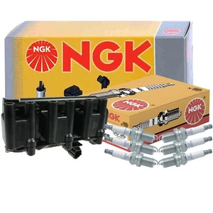 NGK DIS Ignition Coil & 6 Standard Spark Plugs Kit For Hyundai Tucson 2.7L - Picture 1 of 1