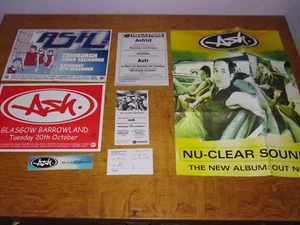 ASH - GIG PROMO POSTERS, FLYERS & TICKET - Picture 1 of 8