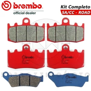 PASTIGLIE FRENO BREMBO SINTER ANTERIORI + POSTERIORI BMW R 1200 GS ABS 2004/2012 - Foto 1 di 4