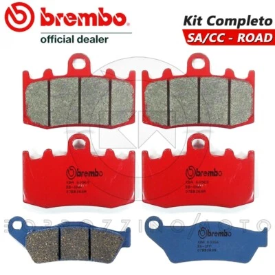 PASTIGLIE FRENO BREMBO SINTER ANTERIORI + POSTERIORI BMW R 1200 GS ABS 2004/2012 - Immagine 1 di 4