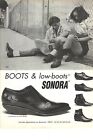 PUBLICITE ADVERTISING  1989   SONORA chaussures boots et low-boots