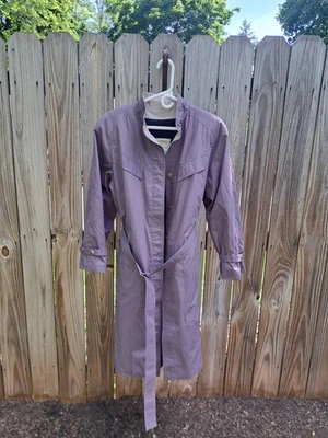 Gabardina vintage London Fog 14P poli algodón acrílico #4930BMT Foto 1 de 4