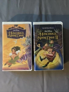 The Hunchback Of Notre Dame And The Hunchback Of Notre Dame 2 VHS Combo - Picture 1 of 4