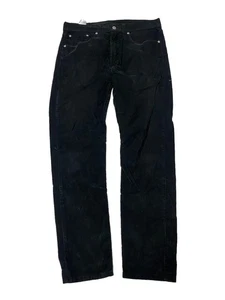 Levi's Corduroy Pants Mens 32 X 32 Taper Fit Black Cotton Red Tab - Picture 1 of 4