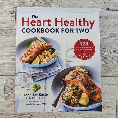 Heart Healthy Cookbook for Two by Jennifer Koslo 125 recipes VERY GOOD - Image 1 of 4