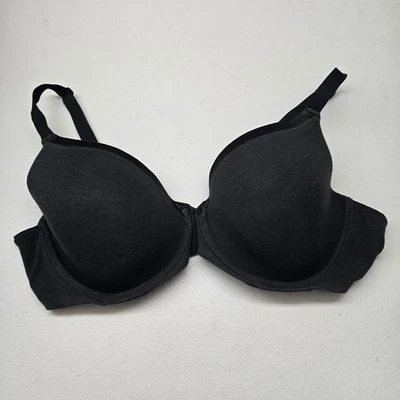 Sujetador Bali para mujer 36D camiseta negra con aros correa tejida ajustable Foto 1 de 4