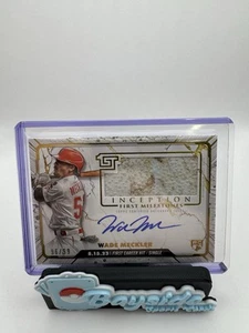 Wade Meckler 2024 Topps Inception FIRST MILESTONES RELIC AUTO /99 #FMAR-WM - Bild 1 von 2