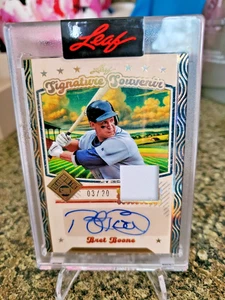 2025 Seasons In The Sun Signature Souvenir Brett Boone /20 - Picture 1 of 3
