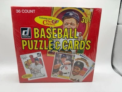 1982 年 Donruss 棒球未开封蜡盒工厂密封 FASC 密封盒完好 — 第 1/4 张图片