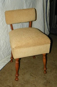 Maple Sewing Chair with Lift Seat, Vanity bench (VB-64) - Picture 1 of 5