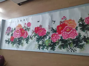 Premium Collection of Famous Calligraphy and Painting Scroll Flowers - Picture 1 of 6
