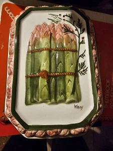 Vintage ABC Bassano Asparagus Mold Wall Hanging Made In Italy - Picture 1 of 3