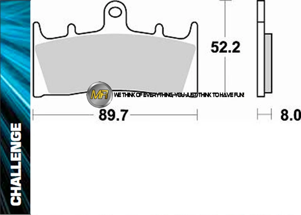 FOR SUZUKI GSX R HAYABUSA 1300 2003 03 FRONT SINTERED BRAKE PADS BRAKING METAL - Image 1 of 1