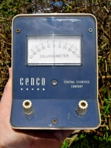 Central Scientific Galvanometer Cat No 82102 4.5" Model Work Great Free Ship - Picture 1 of 4