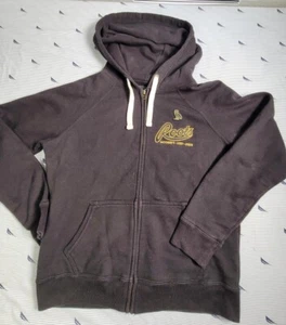 OVO X Roots Black Zip Up Hoodie Embroidered Logo Drake Octobers Very Own Size M  - Picture 1 of 6