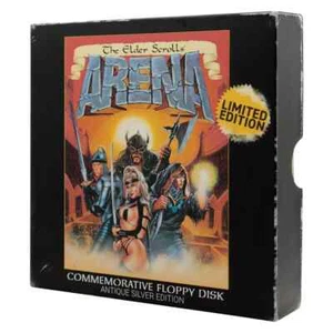 The Elder Scrolls Arena Silver Floppy Disk Replica Official Collectible Figure - Picture 1 of 7