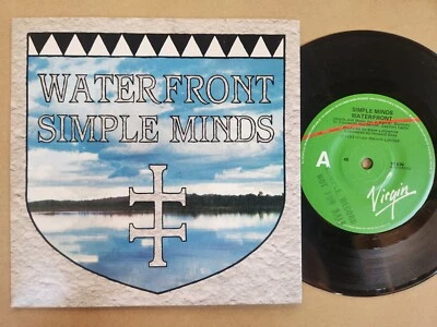 SIMPLE MINDS - WATERFRONT - PROMO P/S Single Near mint - Image 1 of 3