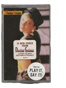 DEBBIE GIBSON ANYTHING IS POSSIBLE VERY RARE USA PROMO CASSETTE ALBUM, SEALED - Picture 1 of 2