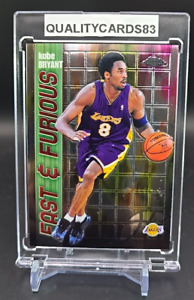 KOBE BRYANT 2001-2002 Topps Chrome Fast & Furious #FF06 WITH CASE LAKERS