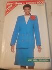 80's See And Sew Pattern 6900 Sz 16-24 Misses Jacket Skirt & Top UNCUT FF Rare