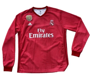 Adidas Real Madrid Ronaldo #7 Long sleeve Jersey - sz XL - Foto 1 di 9