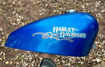Harley Davidson Sportster 883 1200 1991/1992 anterior tanque de combustible de gasolina Foto 1 de 4