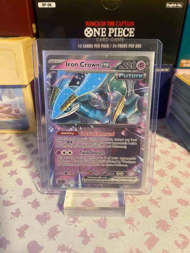 Pokémon TCG Iron Crown ex 081/162 Sv05: Temporal Forces Holo Double Rare - Image 1 of 1