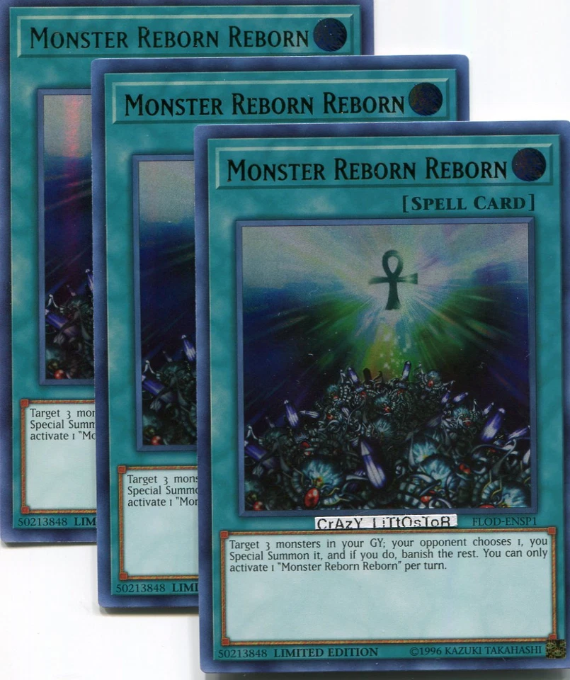 Monster Reborn Reborn FLOD-ENSP1 Flames of Destruction Limited|Limited Edition