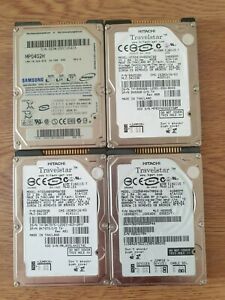 JOB LOT  4 x 40GB Laptop 2.5" IDE Hard Drive HDD Fully Tested.