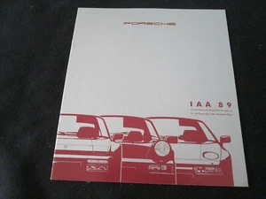 1989 Porsche IAA German Show Prospekt 1990 Panamericana 911 Carrera Tipp Katalog - Bild 1 von 6