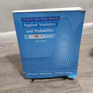 Applied Statistics and Probability for Engineers, Student Solutions - GOOD - Imagen 1 de 2