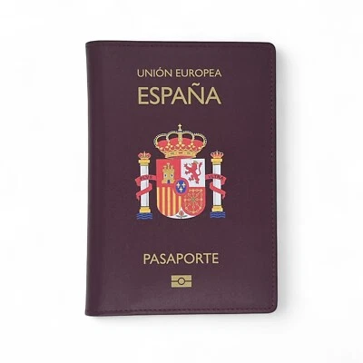 Spain Genuine Leather Crafted Travel Passport Wallet/Holder - Image 1 of 4
